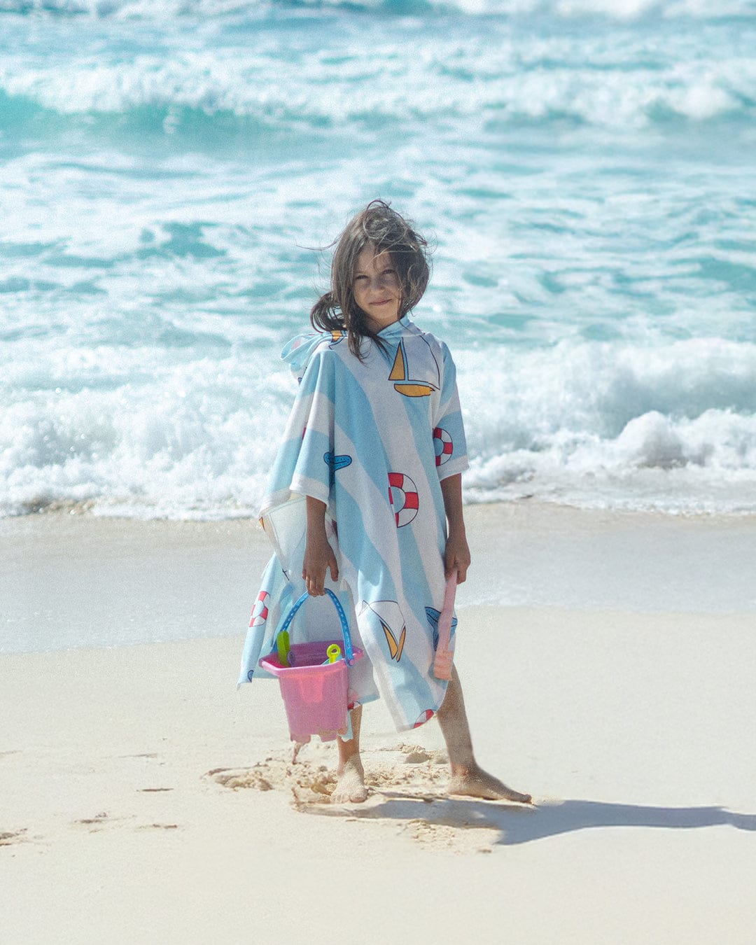 Mini Marine Kids Beach Poncho