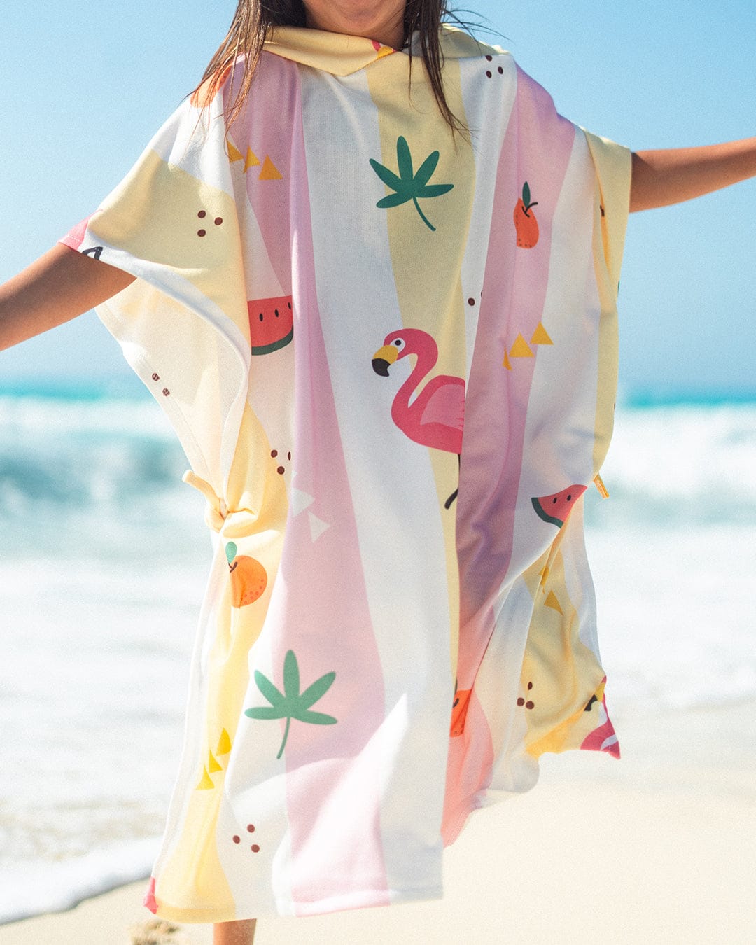 Tropical Twist Kids Beach Poncho