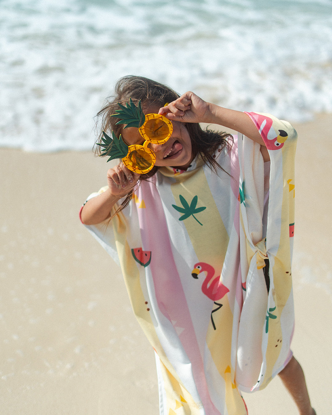 Tropical Twist Kids Beach Poncho