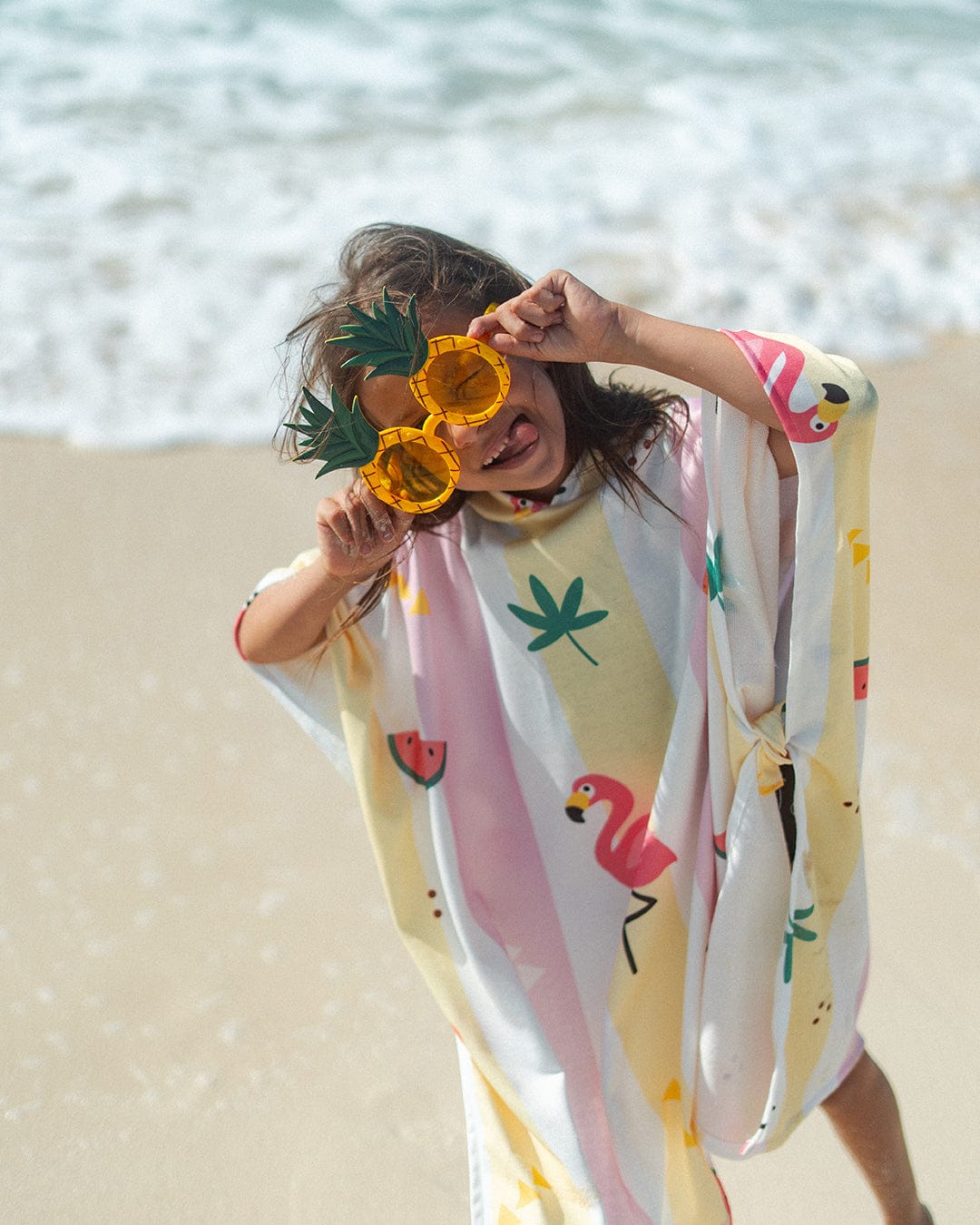 Tropical Twist Kids Beach Poncho