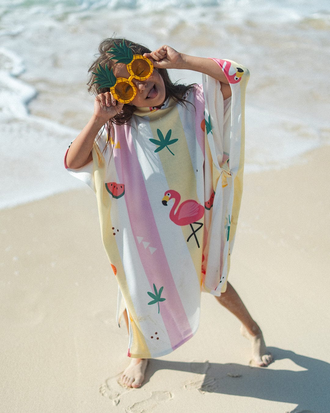 Tropical Twist Kids Beach Poncho