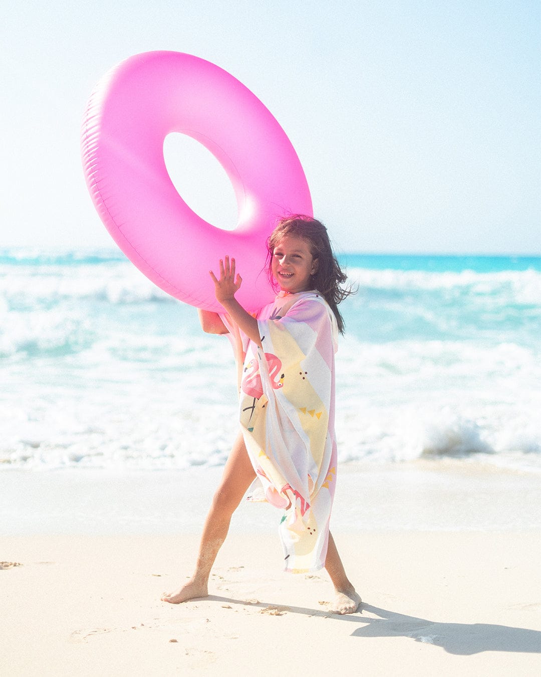 Tropical Twist Kids Beach Poncho