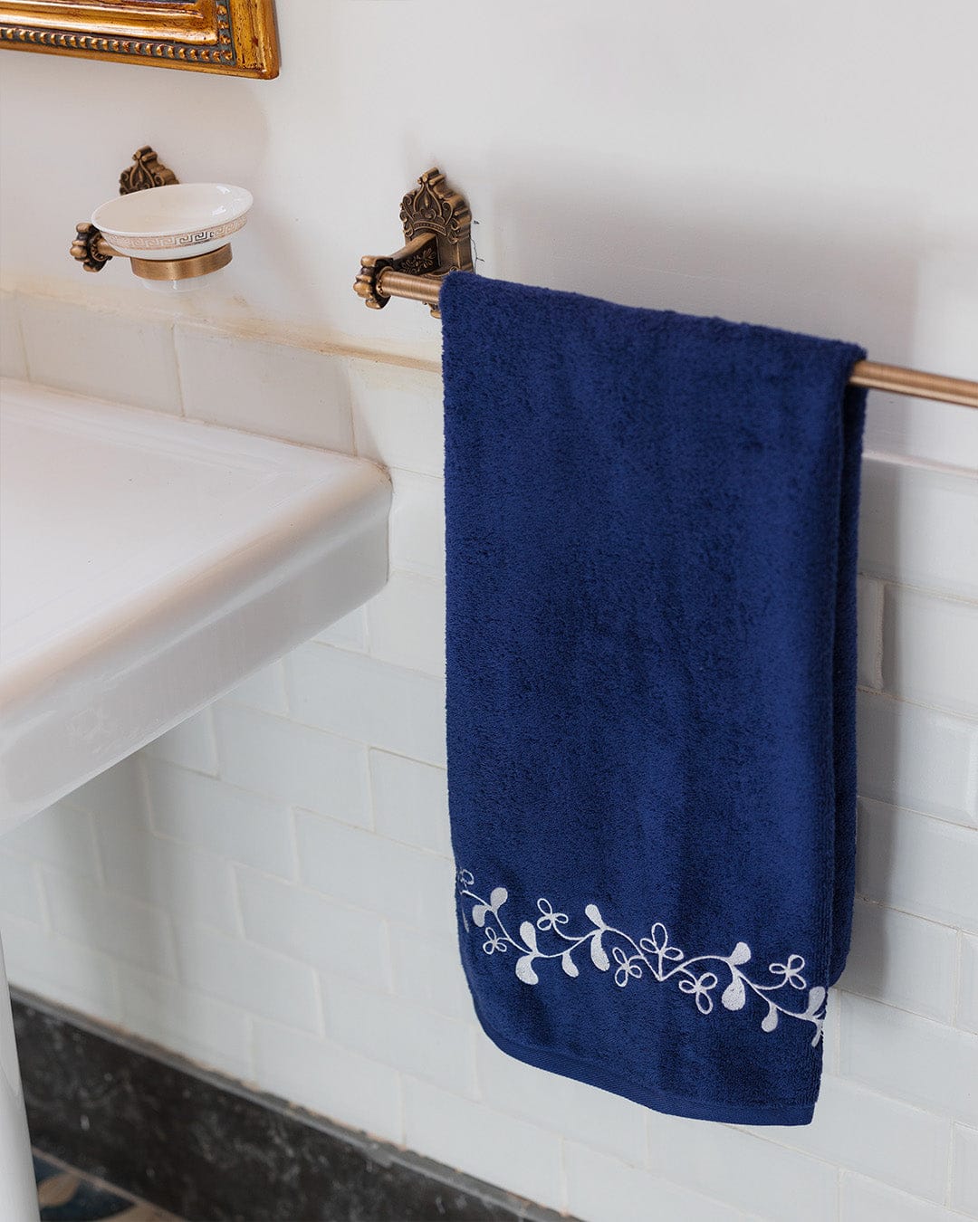 Ophelia Embroidered Face Towel