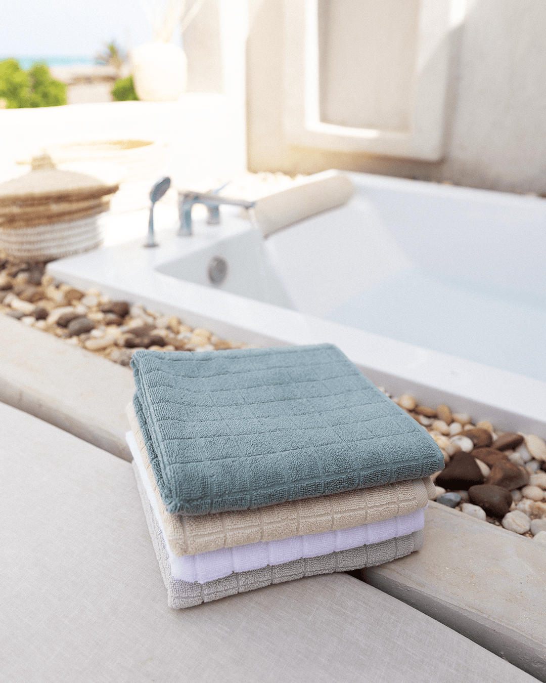 Grid Jacquard Towel 600 GSM
