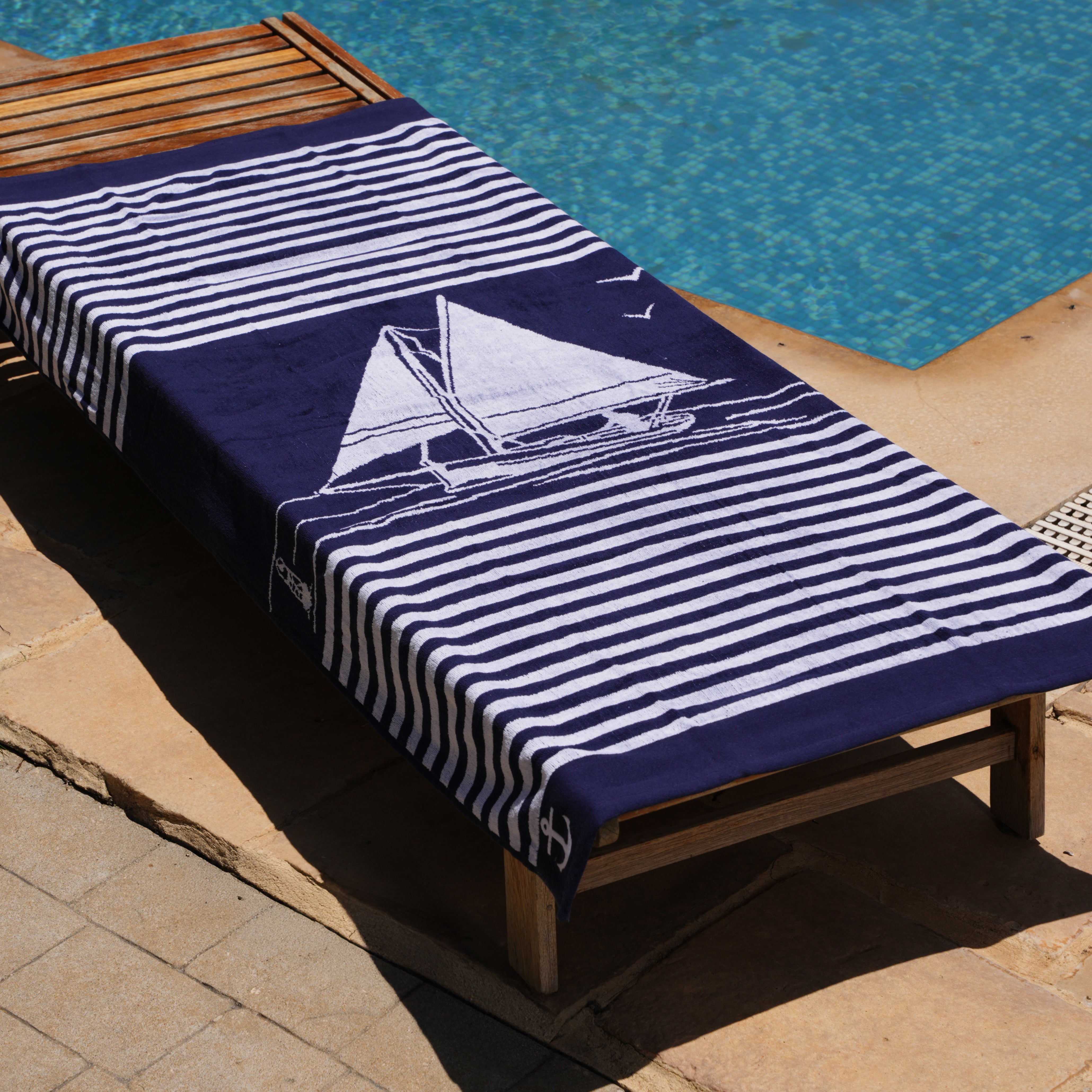 Nautical Nights Beach Towel