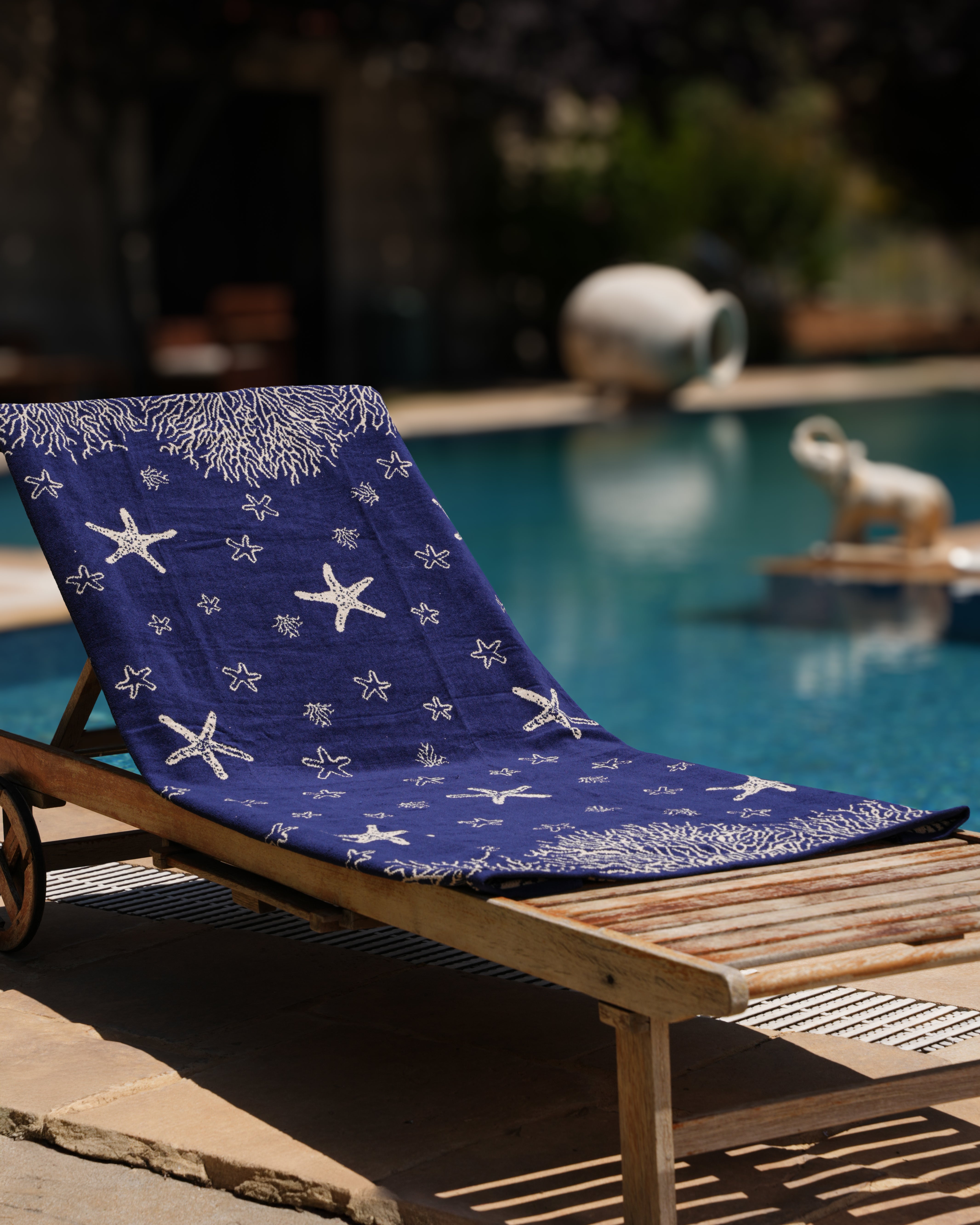 Ocean Sketch Beach Towel