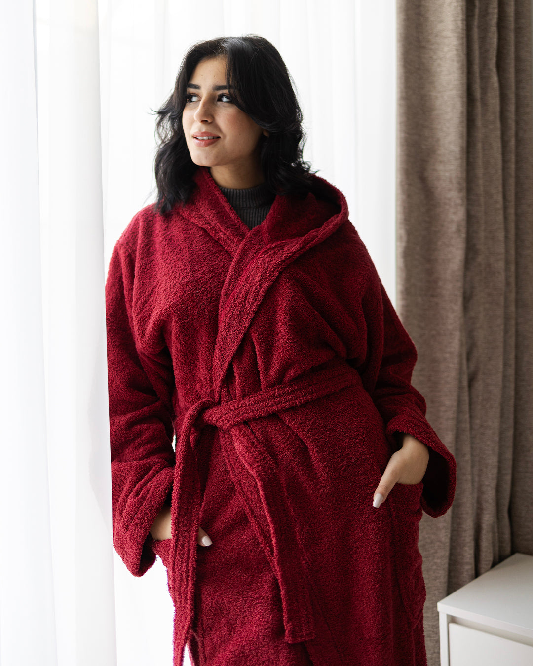 Plain Bathrobe 100% Cotton 500 GSM