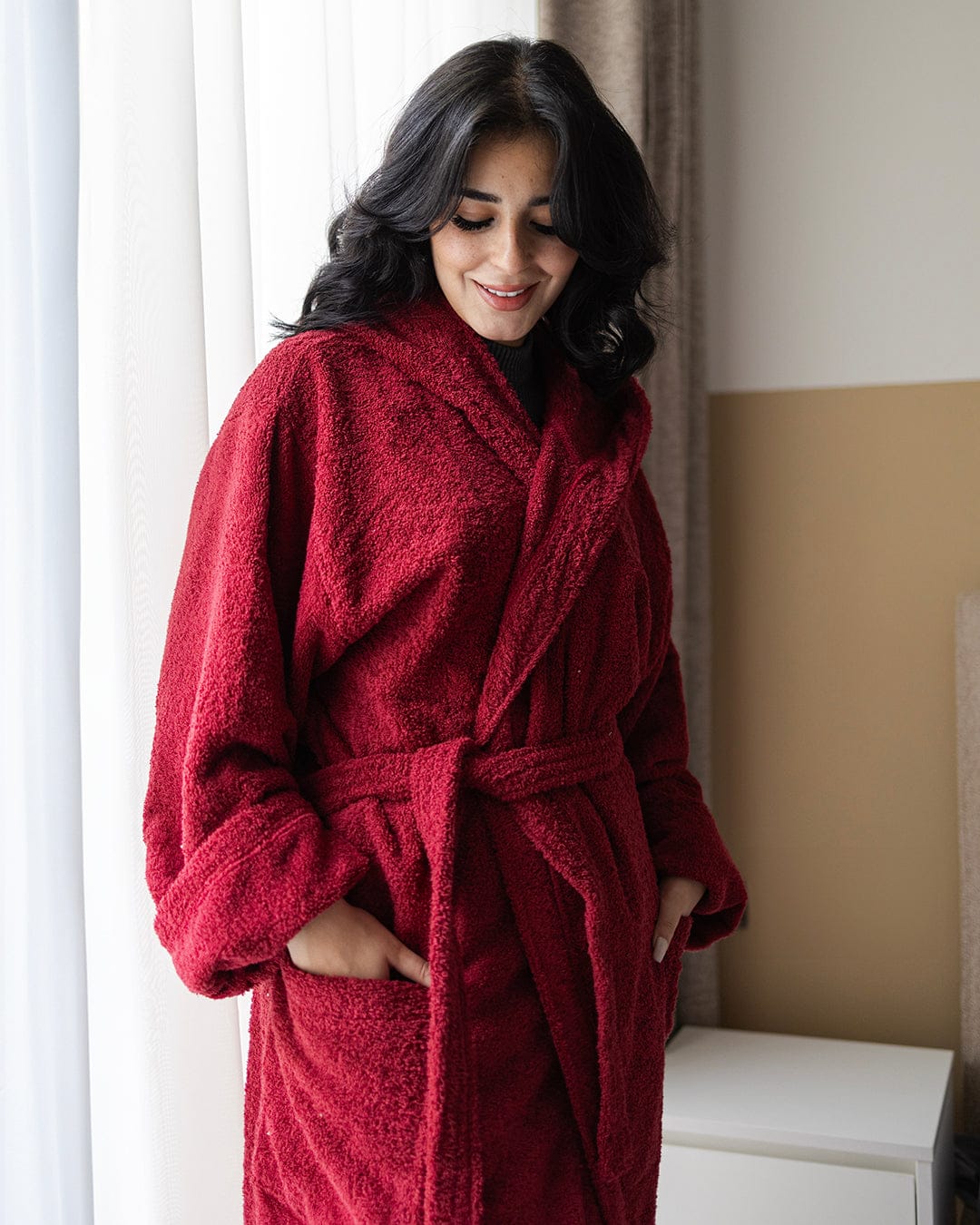 100% Cotton Plain Bathrobe 500 GSM