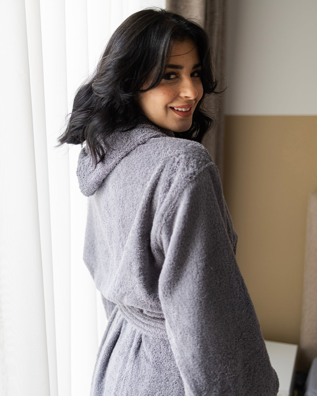 Plain Bathrobe 100% Cotton 500 GSM