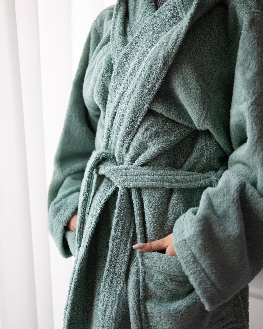 100% Cotton Plain Bathrobe 500 GSM