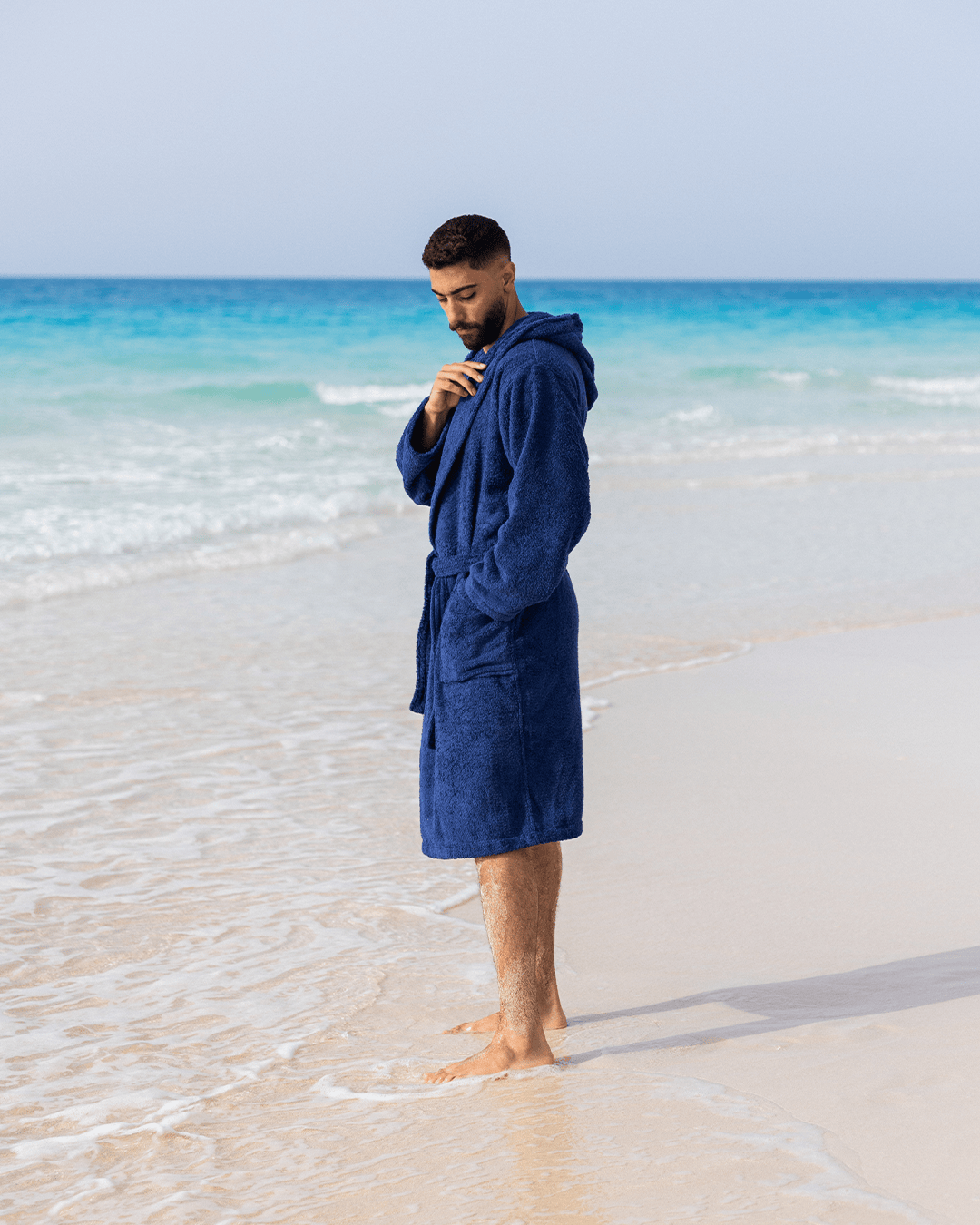 100% Cotton Plain Bathrobe 500 GSM