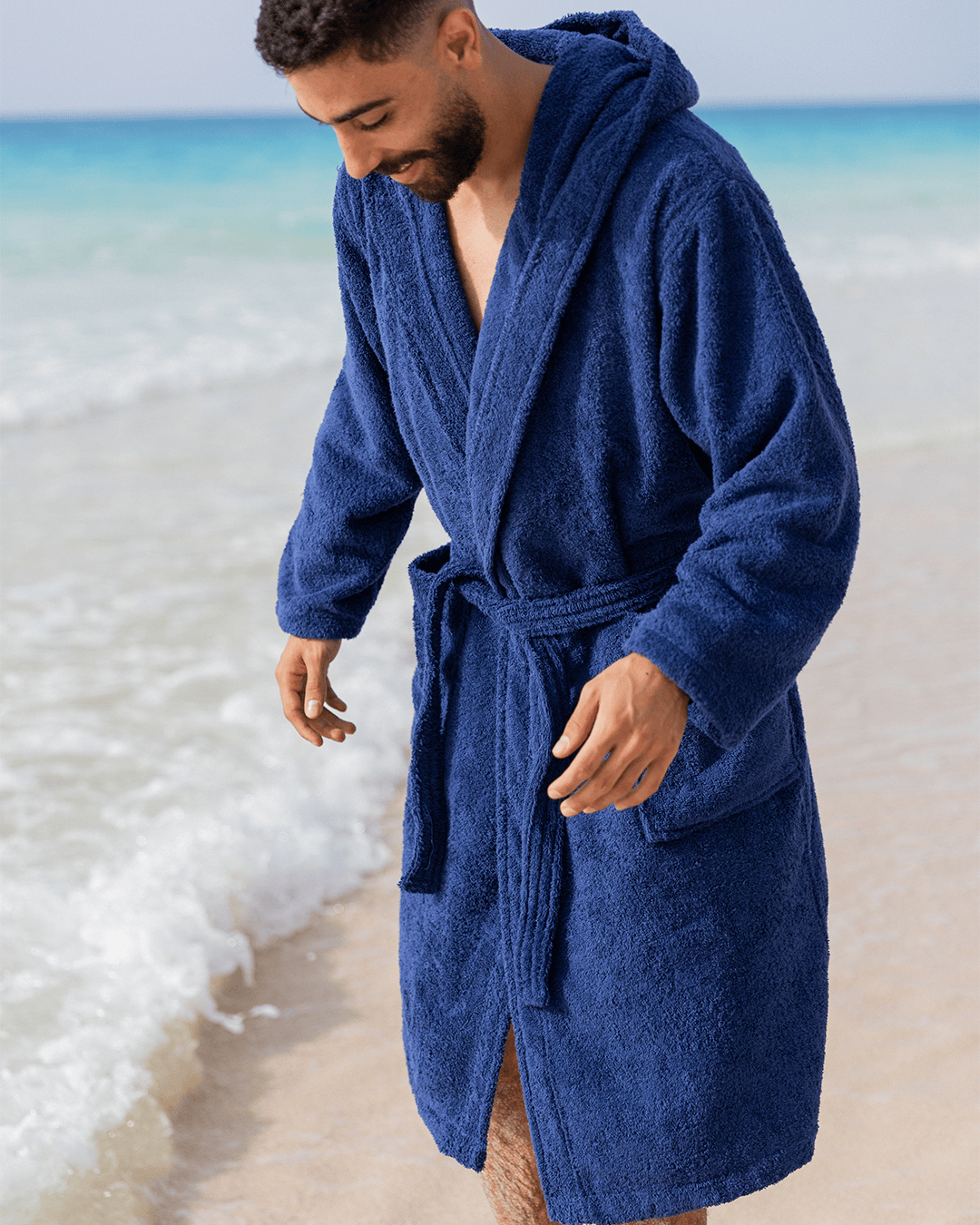 100% Cotton Plain Bathrobe 500 GSM