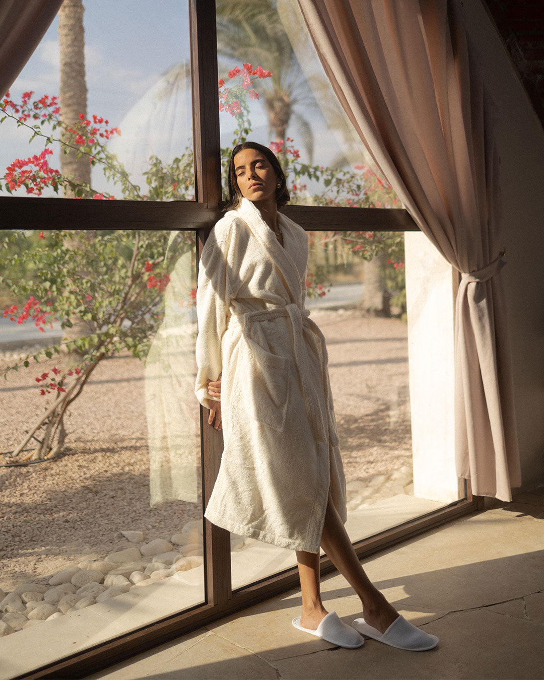 Plain Bathrobe 100% Cotton 500 GSM