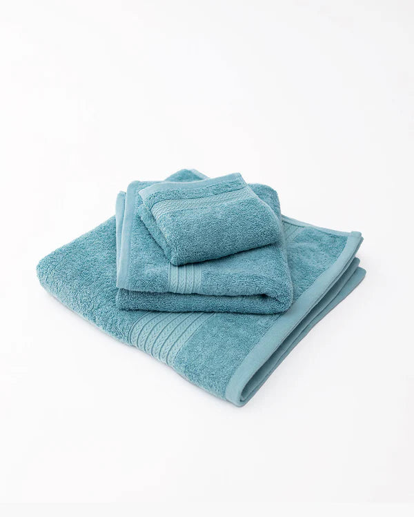 Blue Egyptian Cotton Towel Set