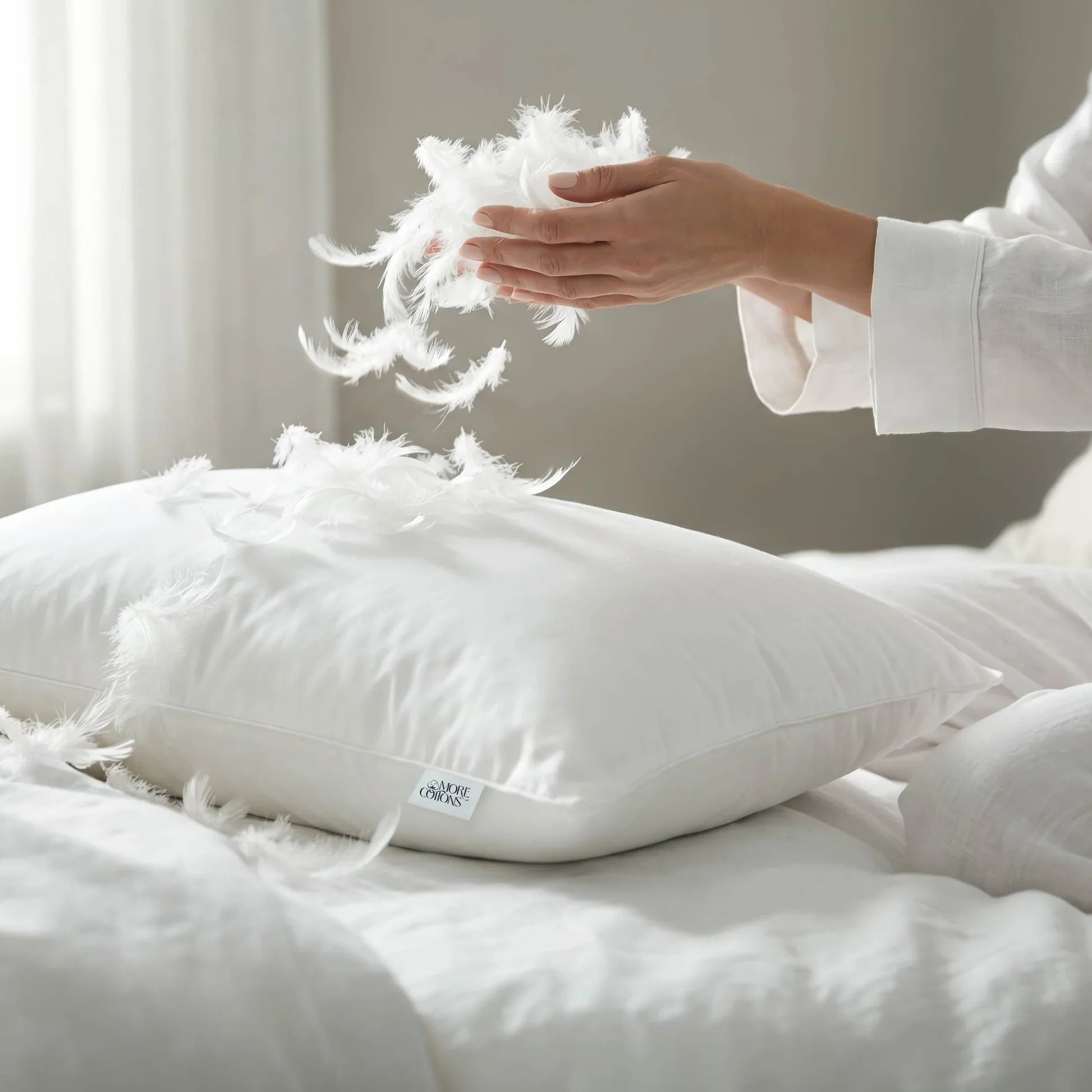 Ostrich Feather Pillow
