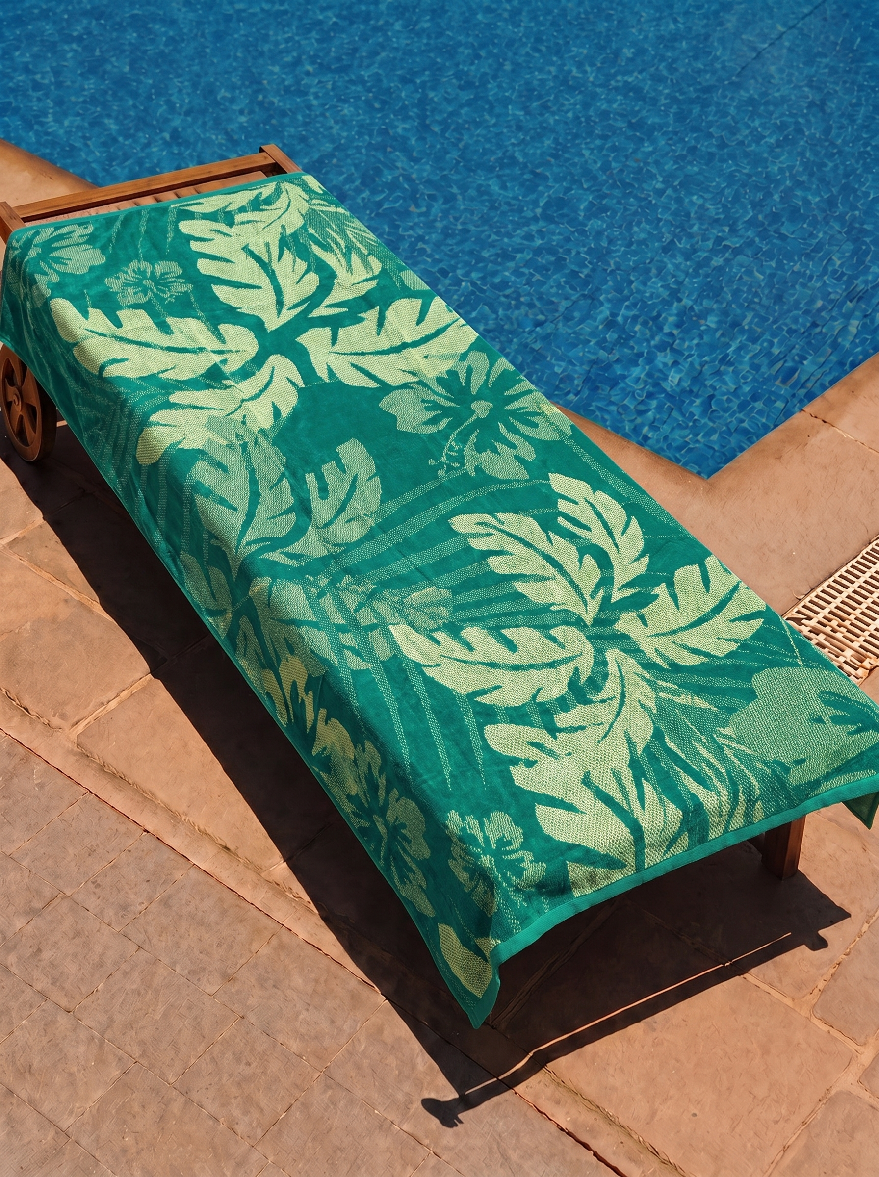 Tropical Streak Beach Towel