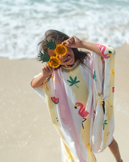 Tropical Twist Kids Beach Poncho