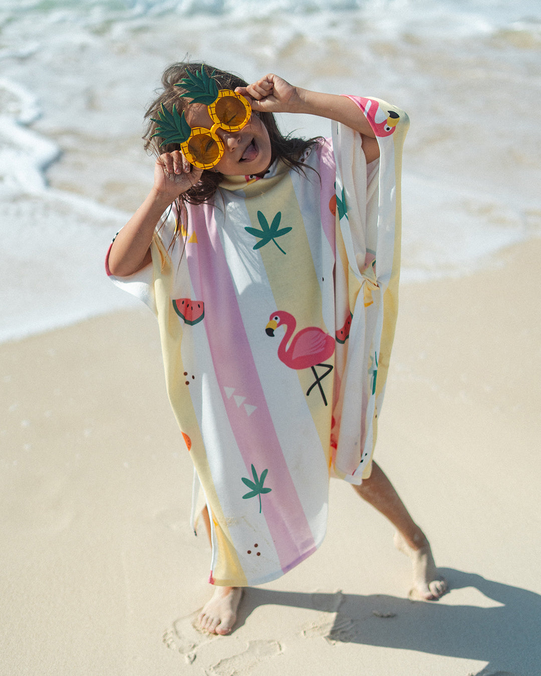 Tropical Twist Kids Beach Poncho