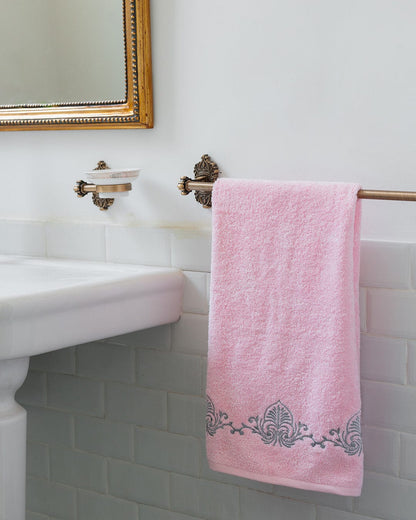 Majesty Embroidered Face Towel