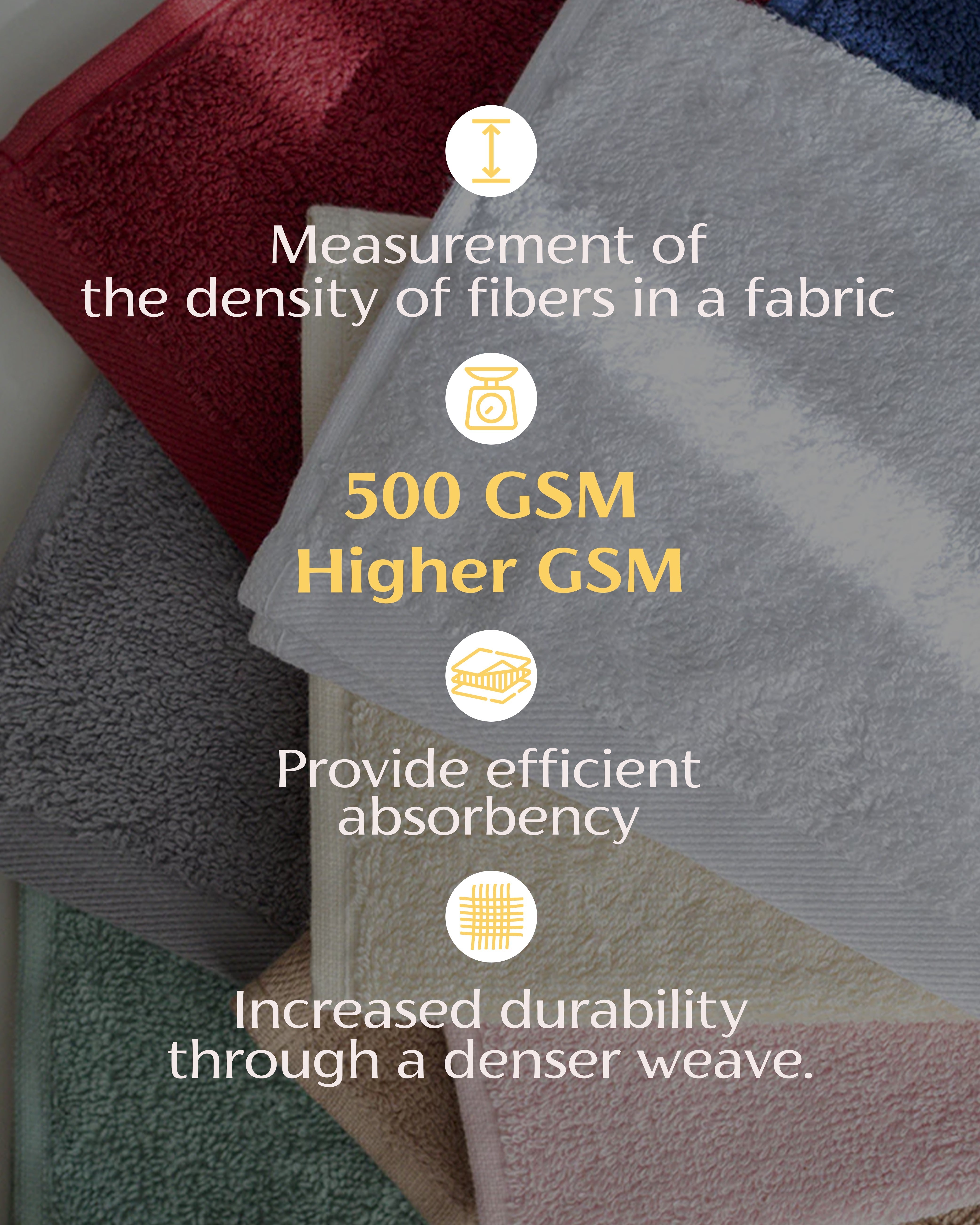 Plain Towels 500GSM