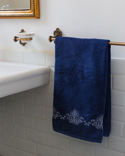 Majesty Embroidered Face Towel