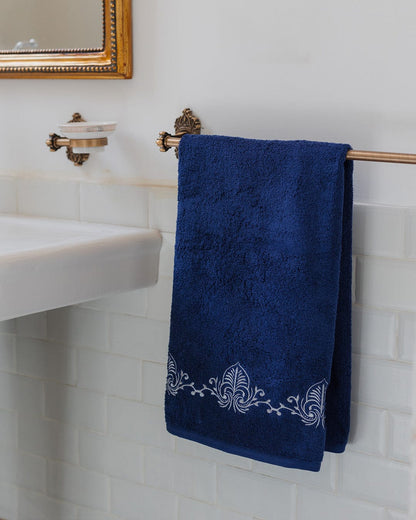 Majesty Embroidered Face Towel