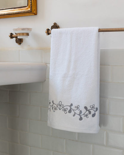 Ophelia Embroidered Face Towel