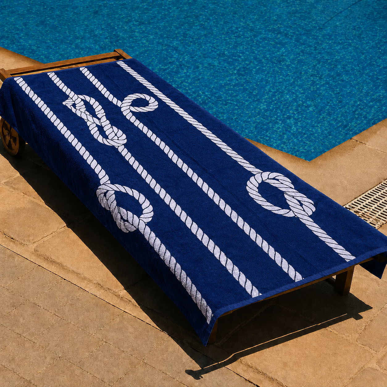 Nautical Knot Beach Towel