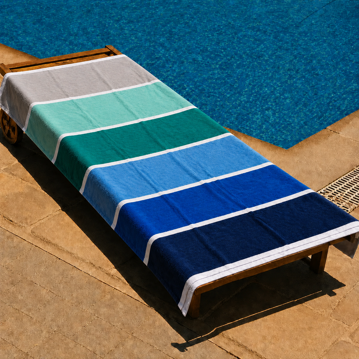 Coastal Block Beach Towel