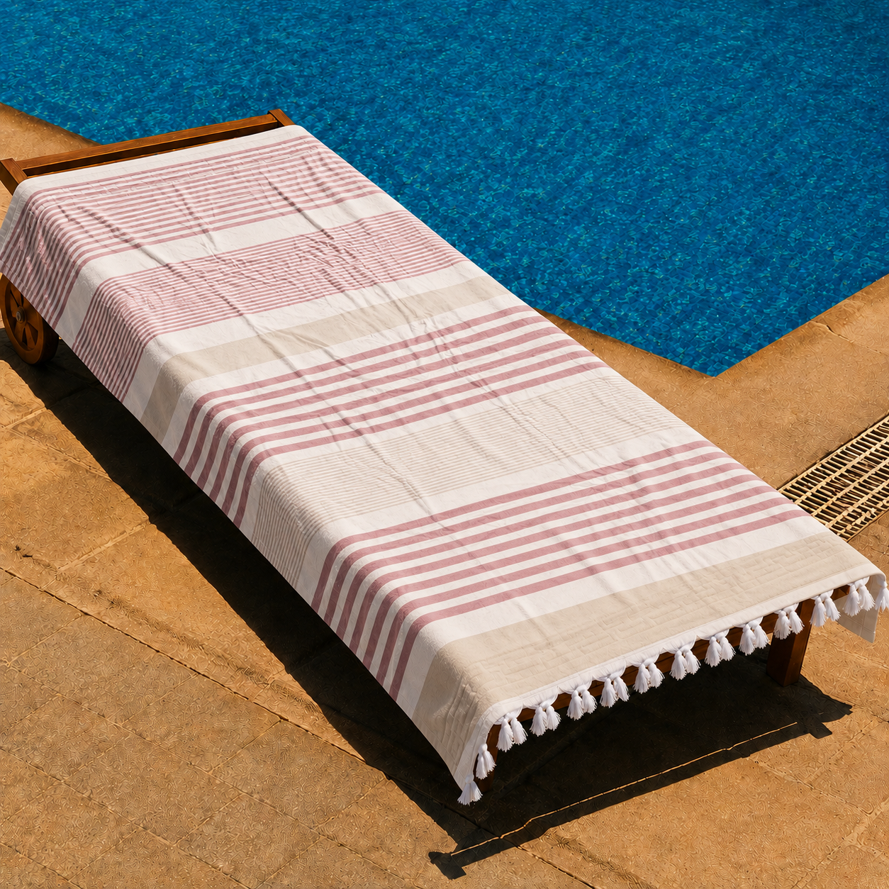 Sun Stripes Beach Towel