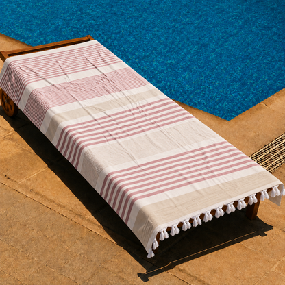 Sun Stripes Beach Towel