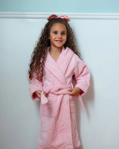 Pink Kids Bathrobe