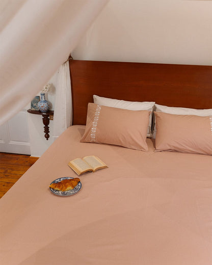 Rosette Bridal Embroidered Bedsheet