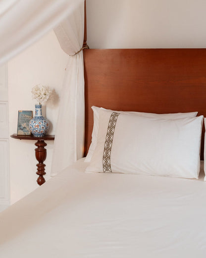 Diamond Bridal Embroidered Bedsheet