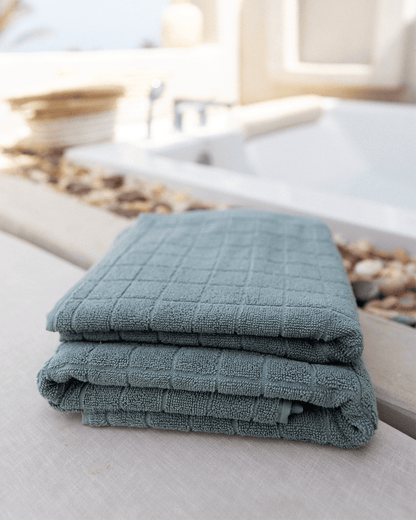 Soft Ribbed Jacquard Towel 600 GSM