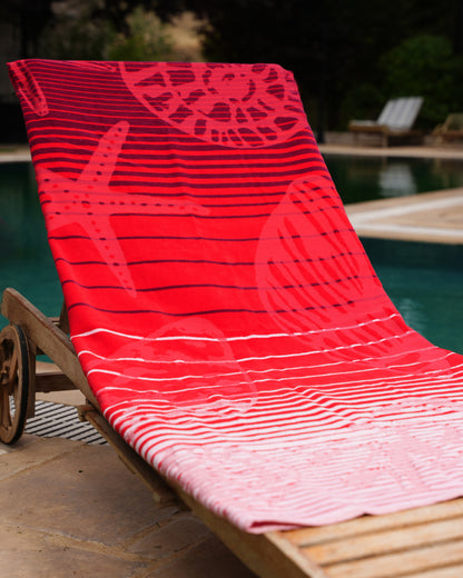 Sea Land Ombre Beach Towel