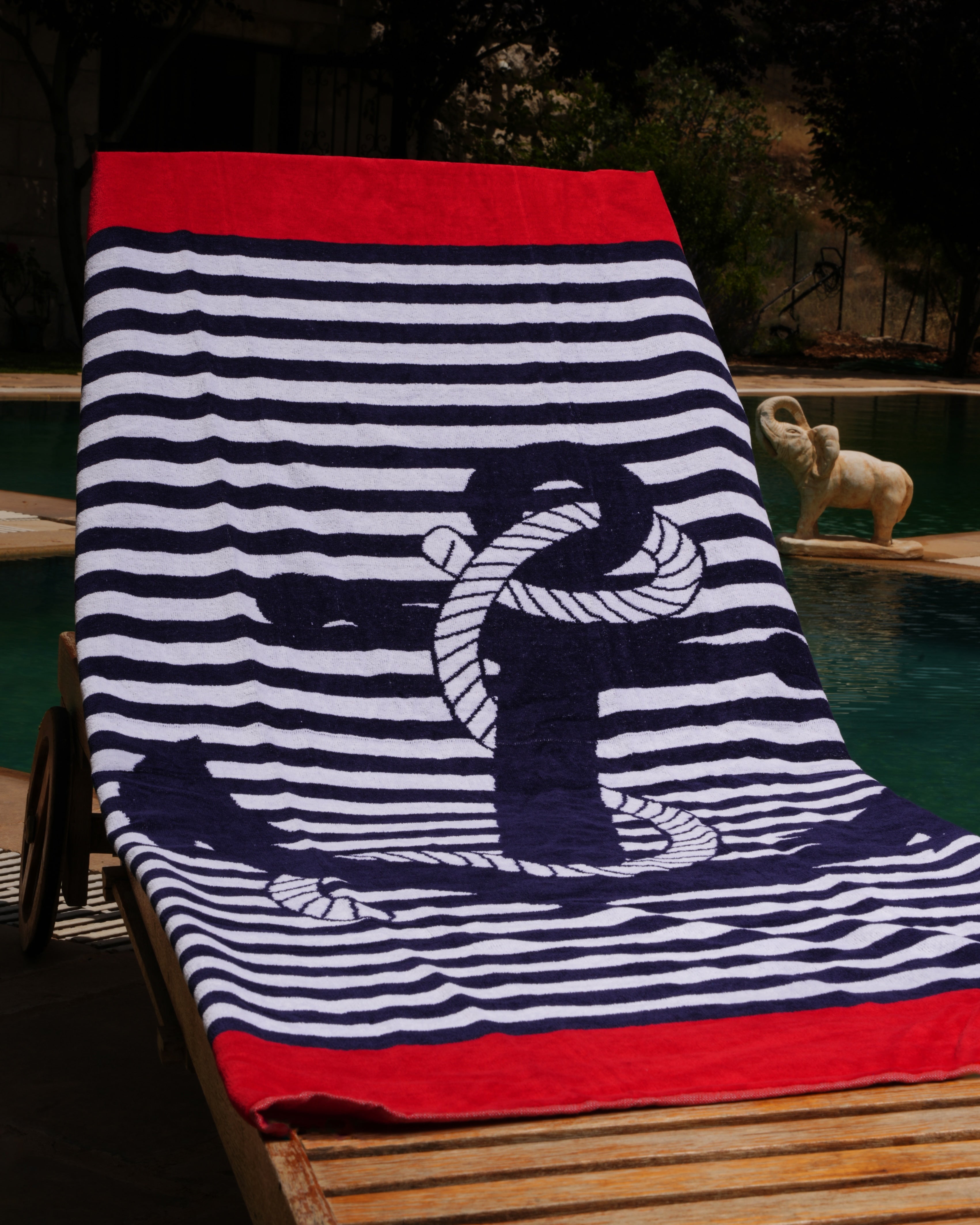 Sailor's Anchor Beach Towel