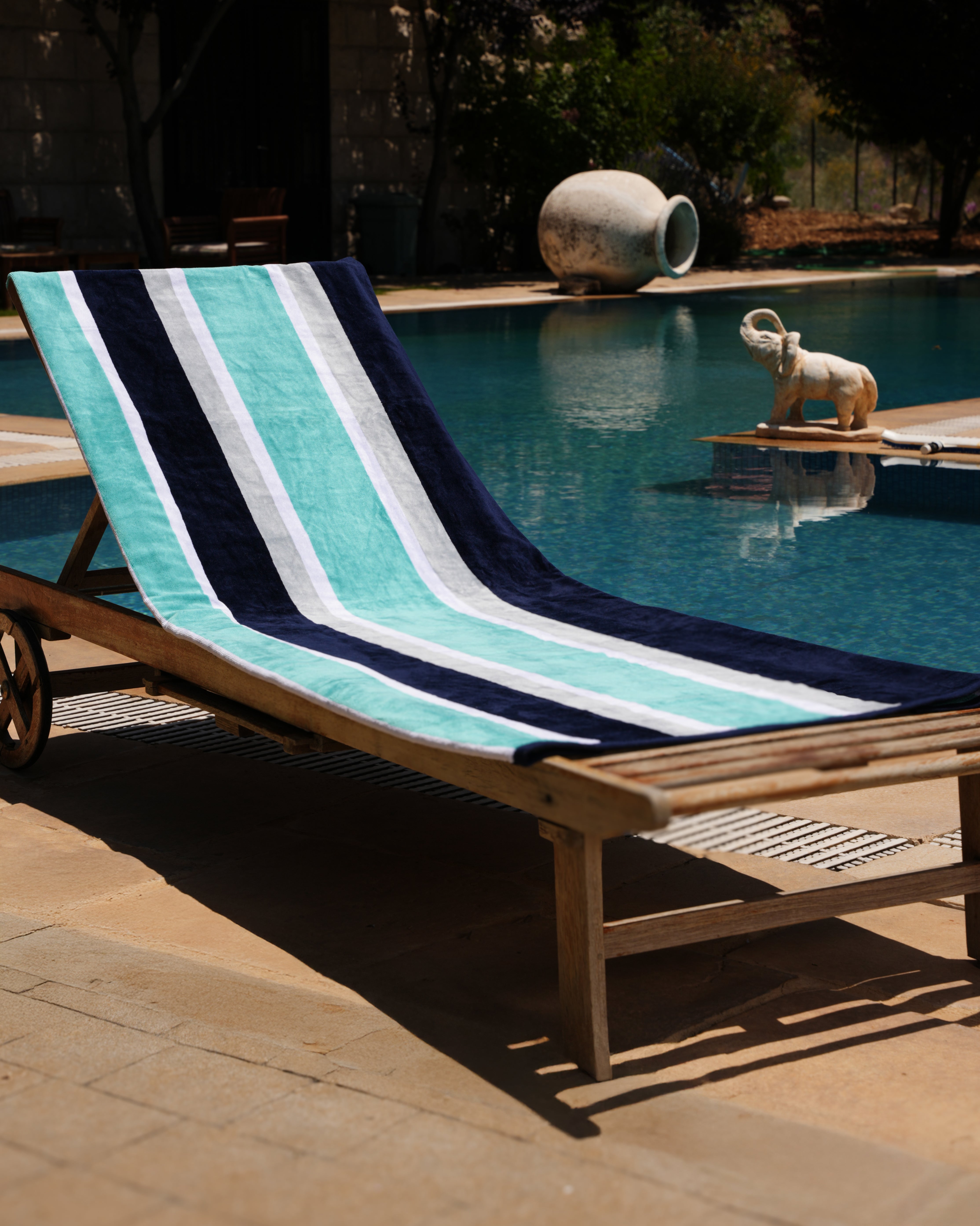 Blue Mirage Beach Towel