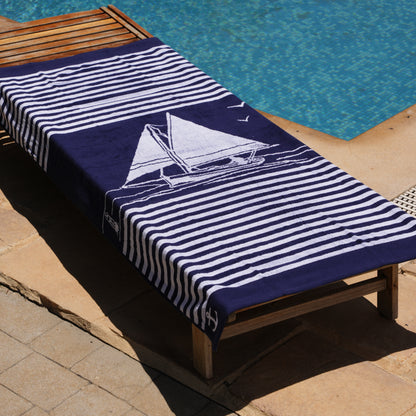 Nautical Nights Beach Towel