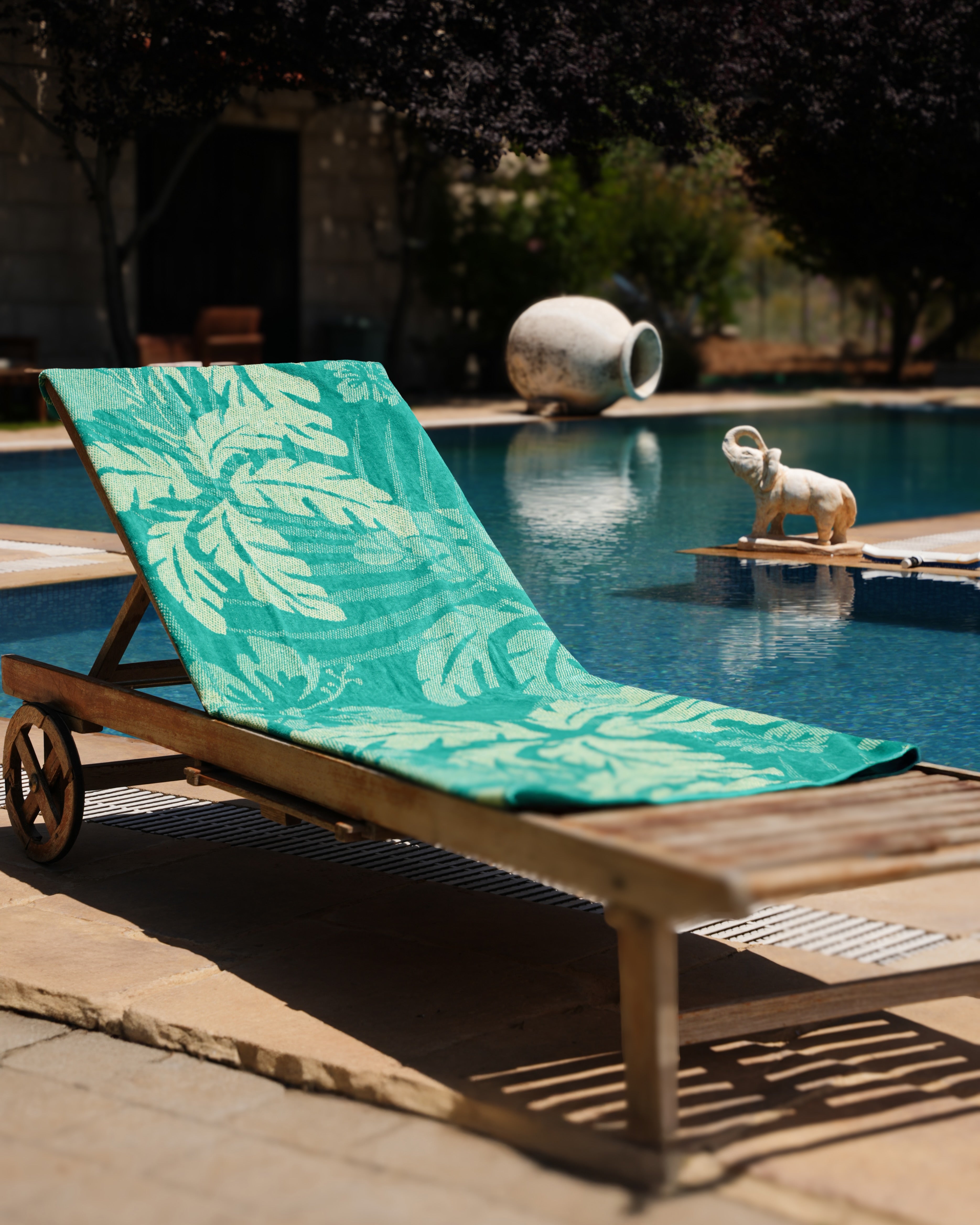 Tropical Streak Beach Towel