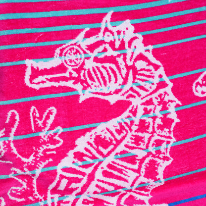 Sea Creatures Ombre Beach Towel
