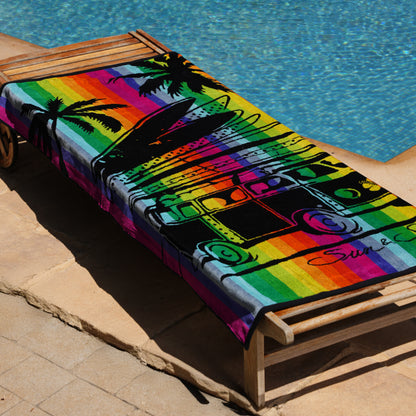 Sun And Surf  Beach Towel