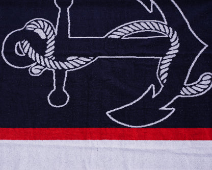 Anchor Line Beach Towel