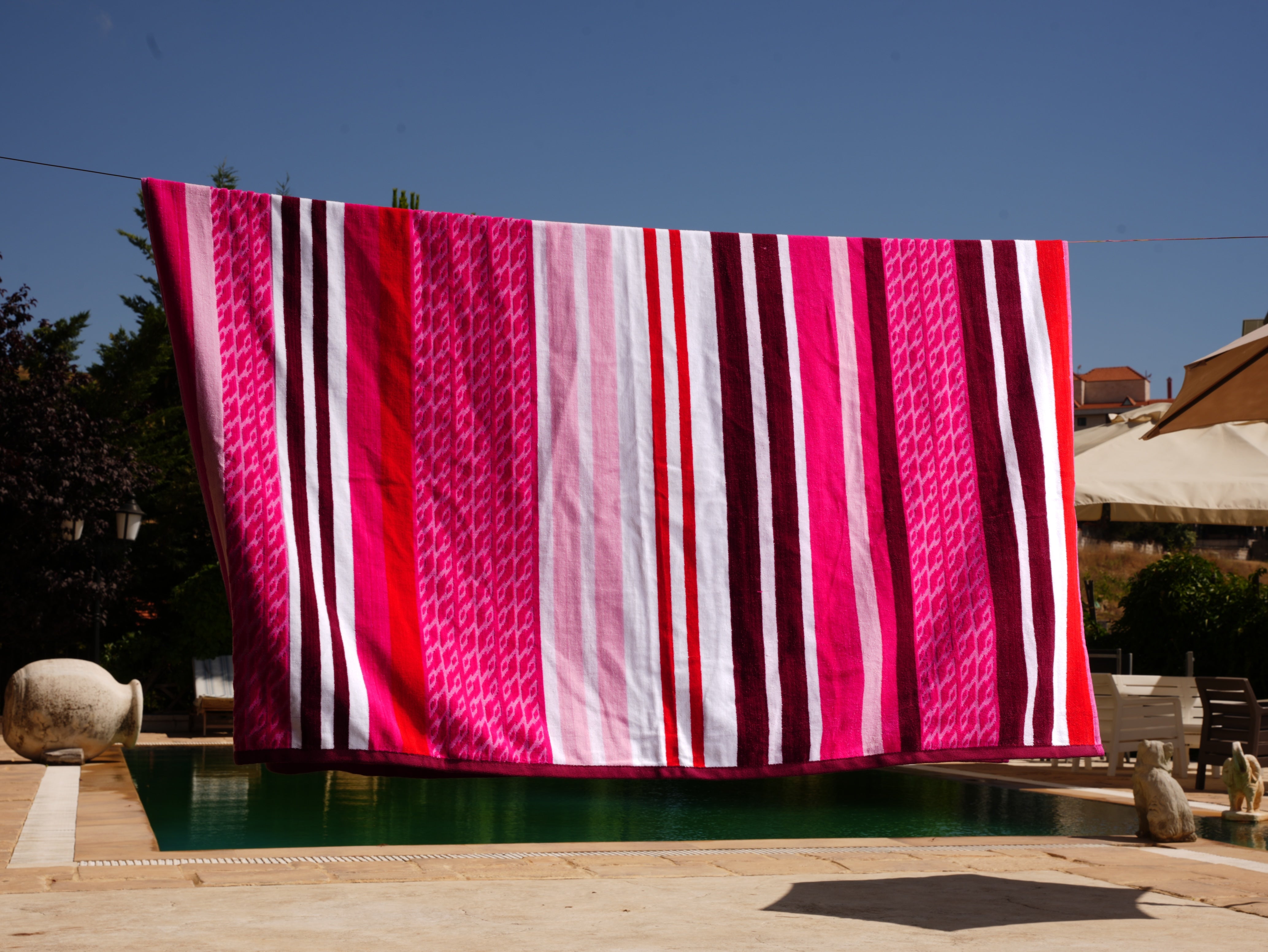 Jumbo Shades of Pink Beach Towel