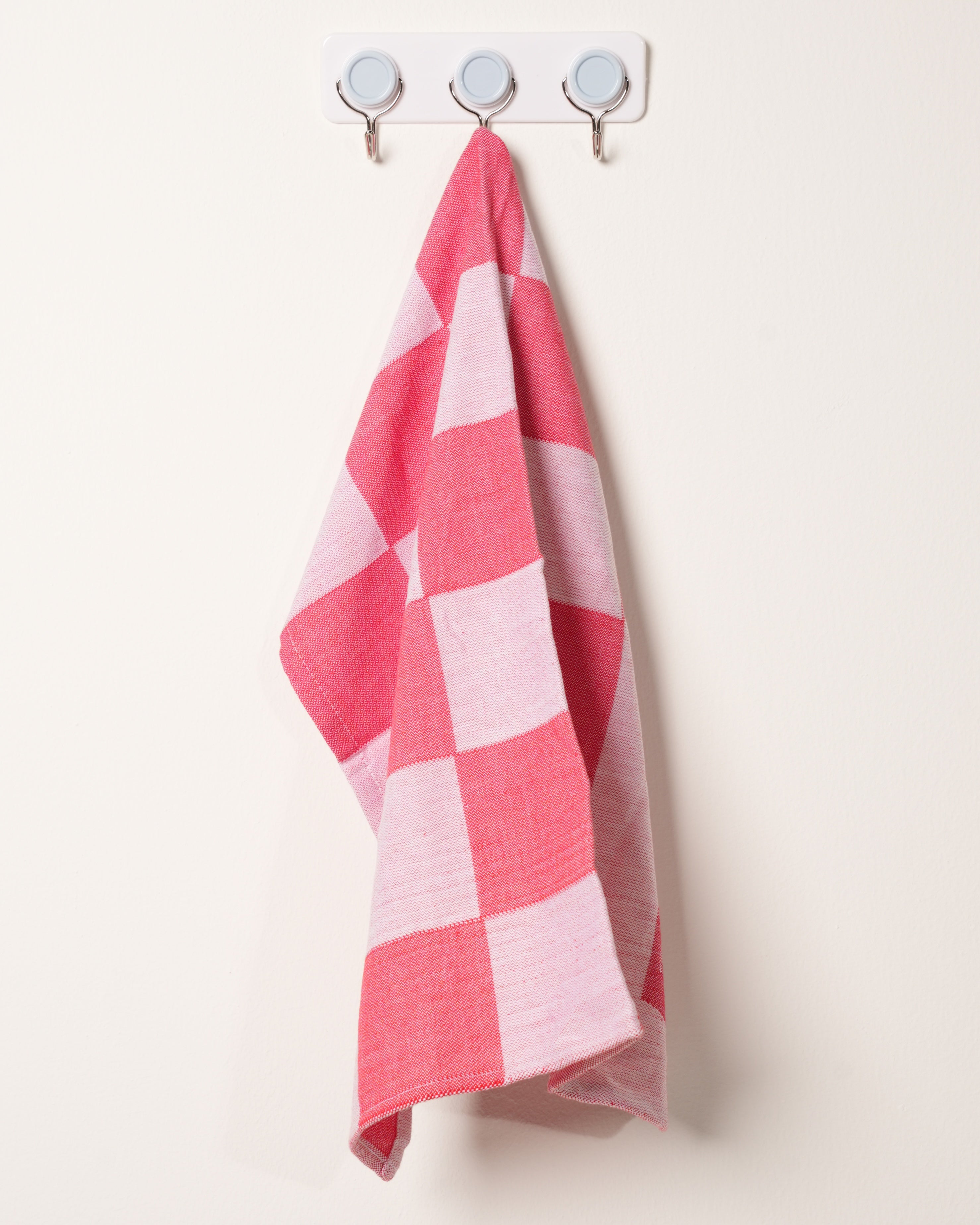 Red Big Checkers Kitchen Towel