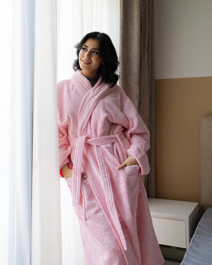 Plain Bathrobe 100% Cotton 500 GSM