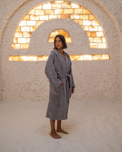 Plain Bathrobe 100% Cotton 500 GSM