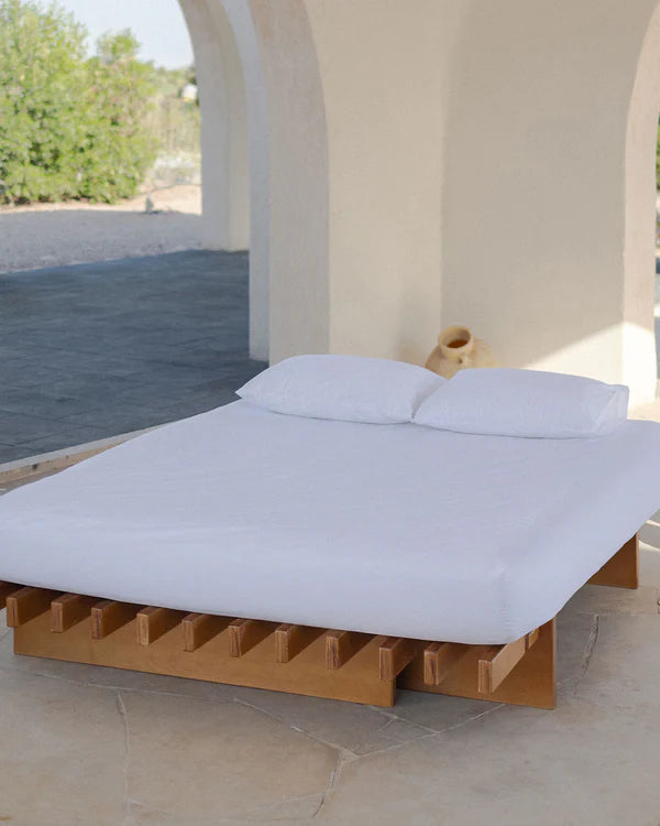 White Percale Fitted Bedsheet