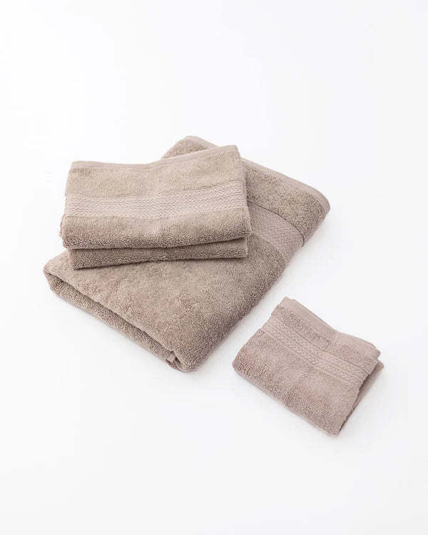 Beige Egyptian Cotton Towel Set