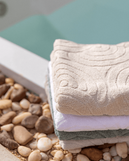 Sunbeam Jacquard Towel 600 GSM